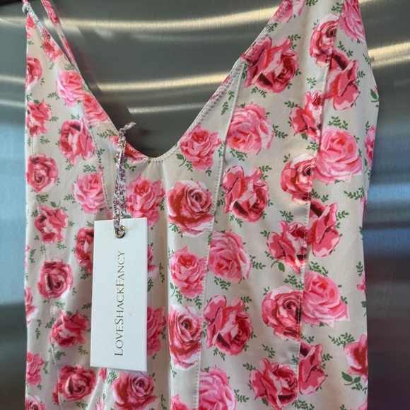 NWT LoveShackFancy Shailee One Piece Swimsuit Bathing suit Rose floral swimwear - Picture 4 of 16